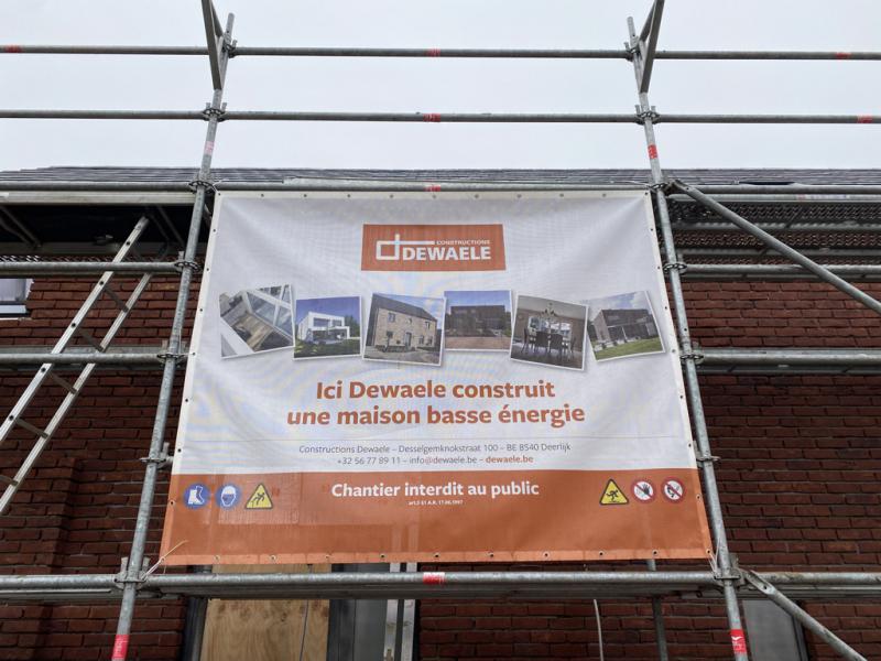 Nouvelle construction fraisé sur chape