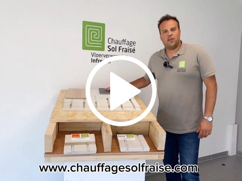 Chauffage sol fraisé sur plancher / structure en bois