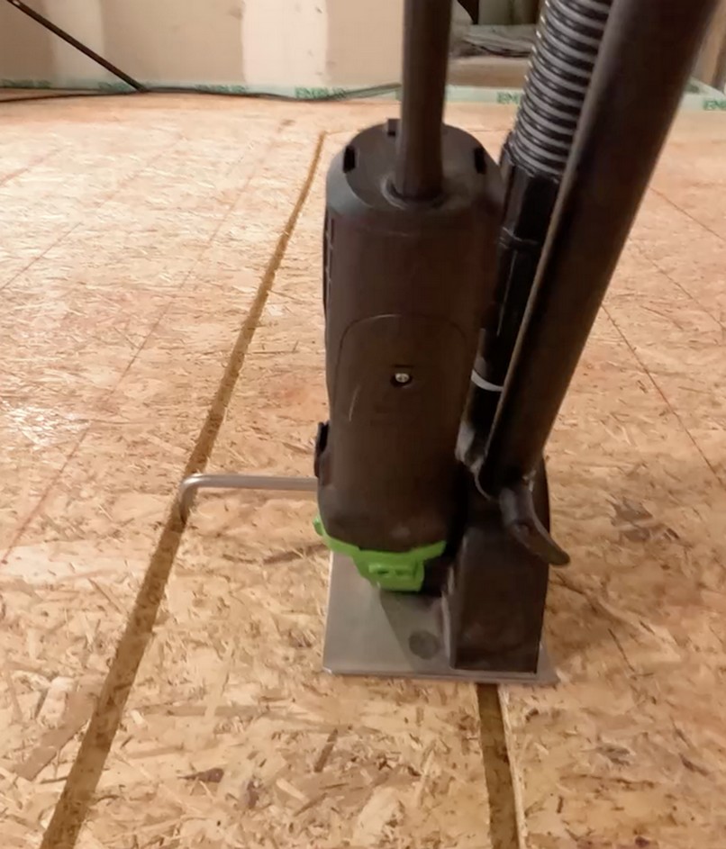 Chauffage Sol Fraisé dans l’OSB