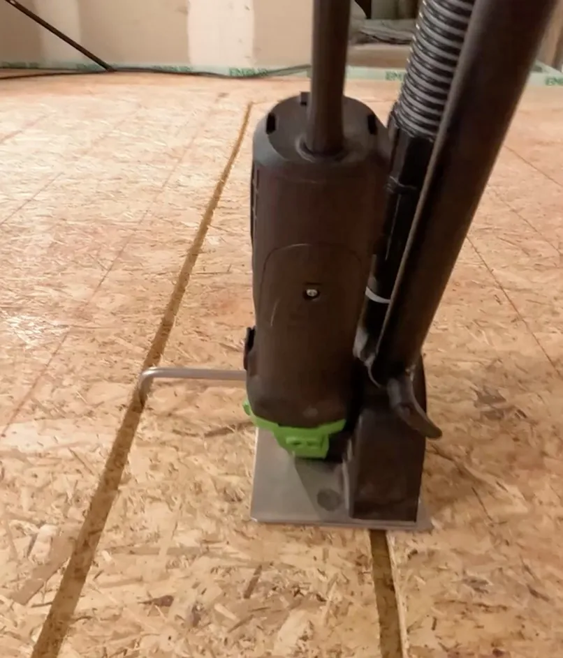 Chauffage sol fraisé sur plancher OSB 22mm, à tous les étages