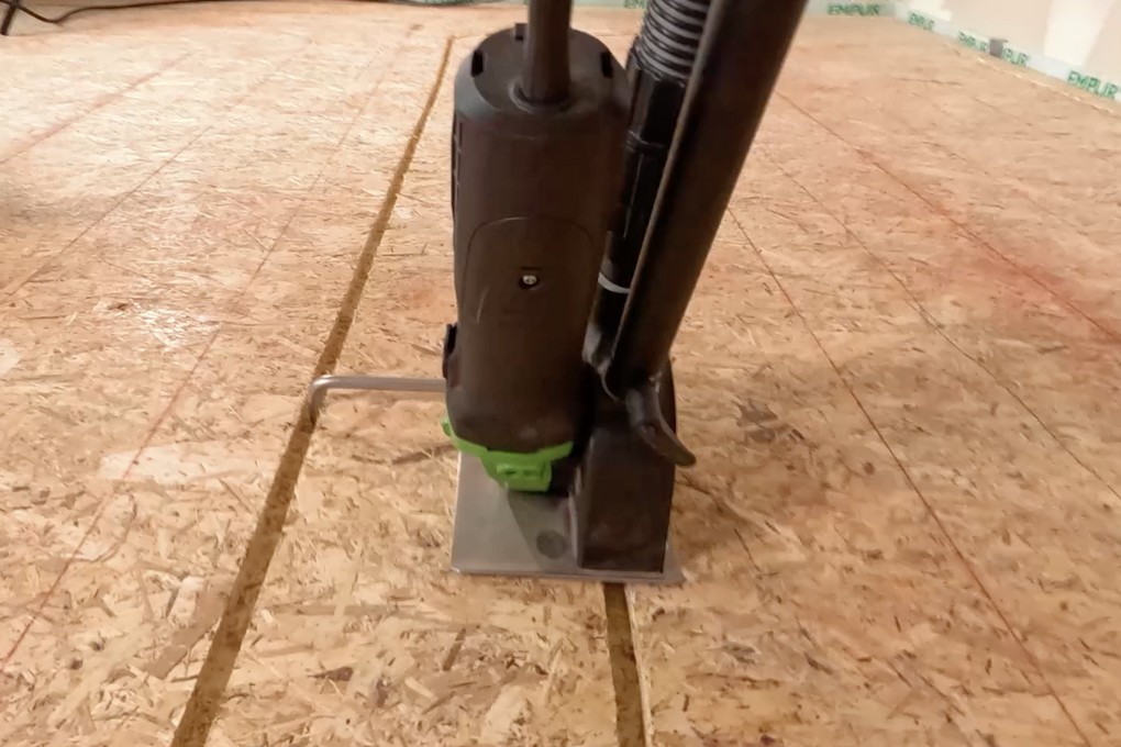 Chauffage Sol Fraisé dans l’OSB